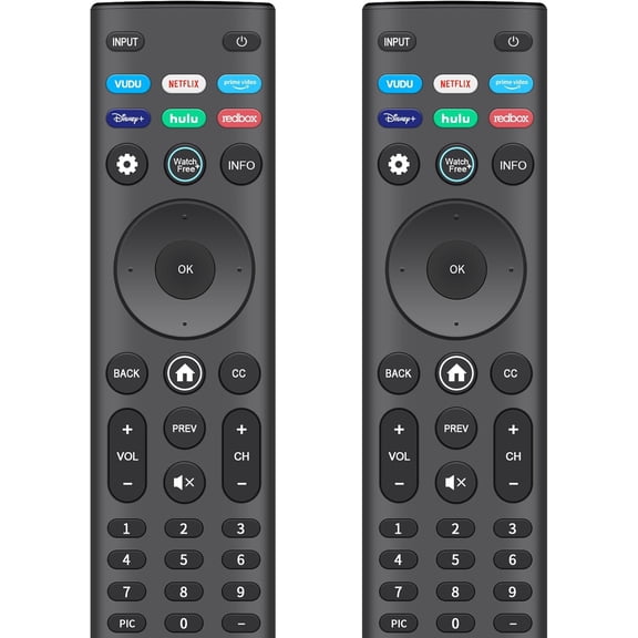 Replacement 2 Pack Remote Control for Smart TVs XRT140 Universal Remote XRT136 for Smartcast D/E/M/P/PX/V/OLED-Series TV