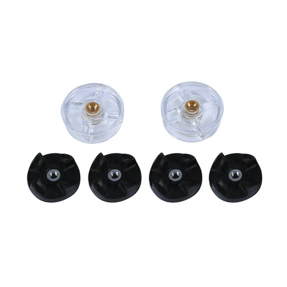 Replacement 2 Plastic Gear Base 4 Rubber Gear for Magic Bullet Spare Parts 250W