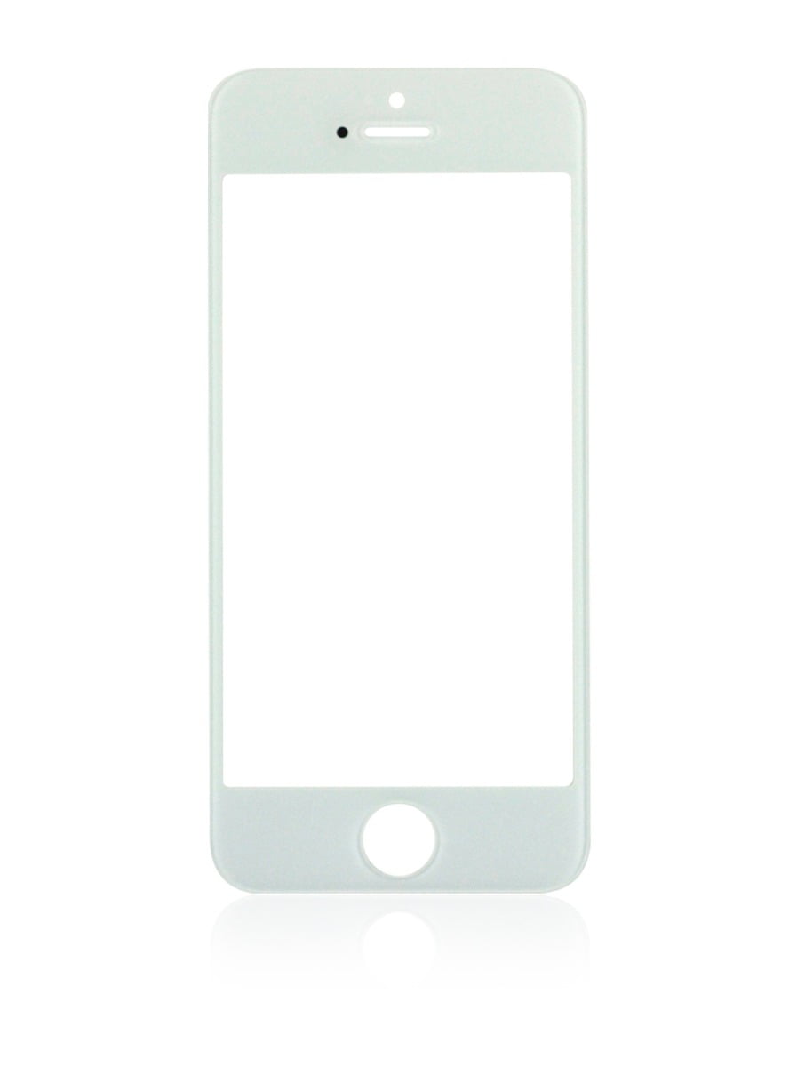 Replacement 2 in 1 (Front Glass + Frame Pre-Installed) Compatible For iPhone  5S (2 Pack) (White) - Walmart.com, image size:906x1200