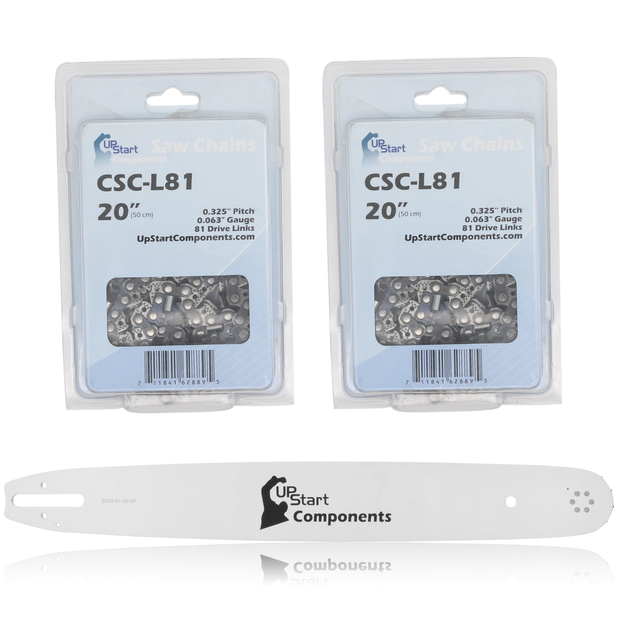 Replacement 20" Multi Rivet and 20" L81 Chain Combo for Stihl MS 290 ...