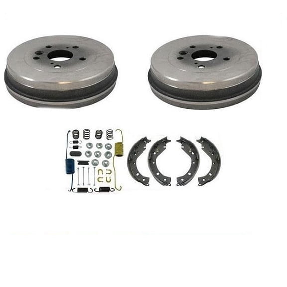 Replacement 2001-2002 for Toyota Rav 4 Rear Brake Drum Shoes Kit - D3EA Certified - Fits Left & Right