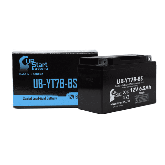 Replacement 2002 Suzuki DR-Z400, E, S, SM 400CC Factory Activated, Maintenance Free, Motorcycle Battery - 12V 6Ah, UB-YT7B-BS