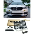 thumbnail image 1 of Replacement for 2014-Present BMW F15 X5 with PDC | EOS Plate Version 1 Mid Sized Front Bumper Tow Hook License Relocator Mount Bracket & Lowering Extension Adapter, 1 of 12
