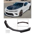 thumbnail image 1 of Replacement For 2016-Present Chevrolet Camaro SS 2019-Present LT LS RS Models | Second Generation Refresh Style Front Bumper Lip Splitter Fascia Extension (ABS Plastic - Painted Glossy Black), 1 of 12