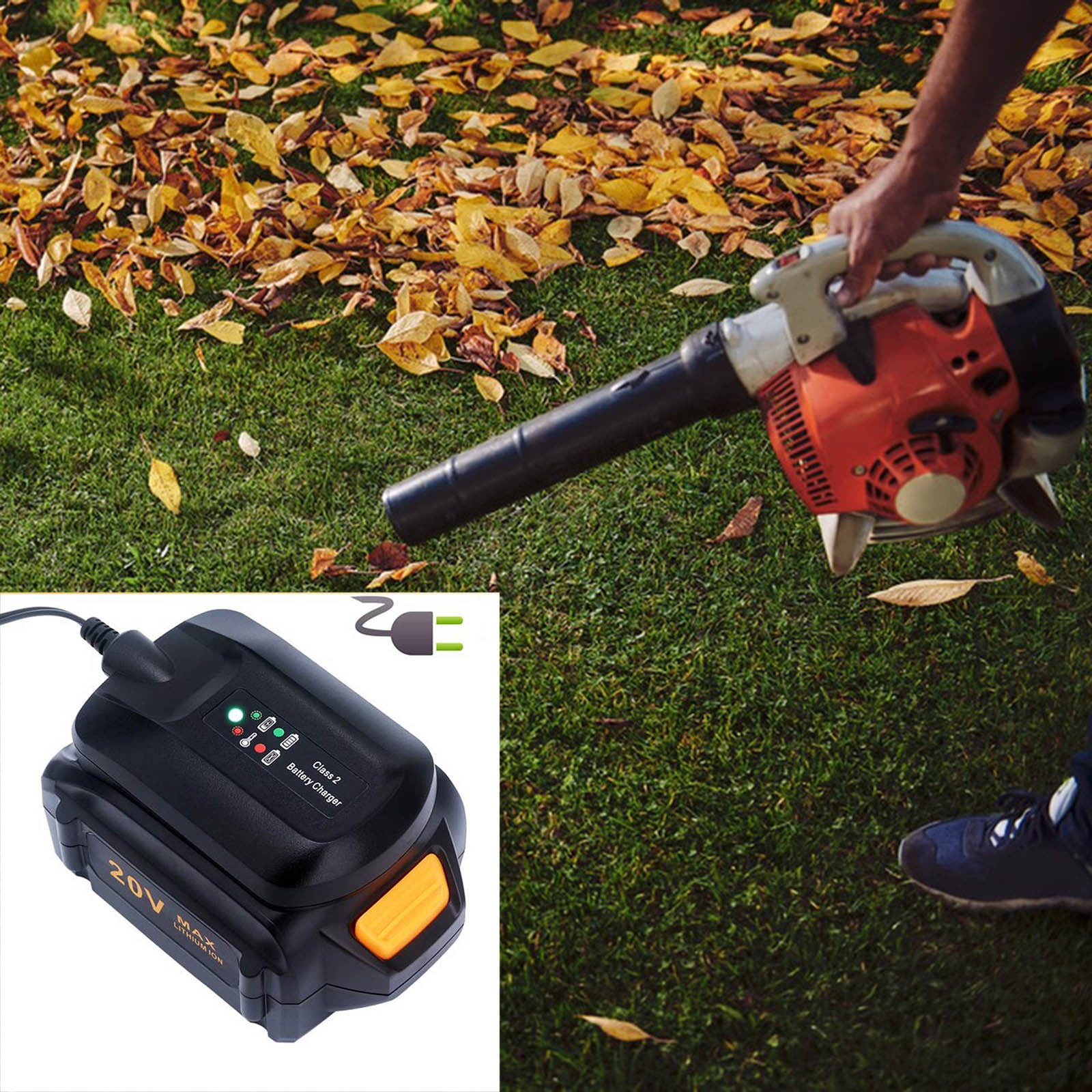 Lithium Battery Charger For Worx Weed Eater Battery Weed Eater