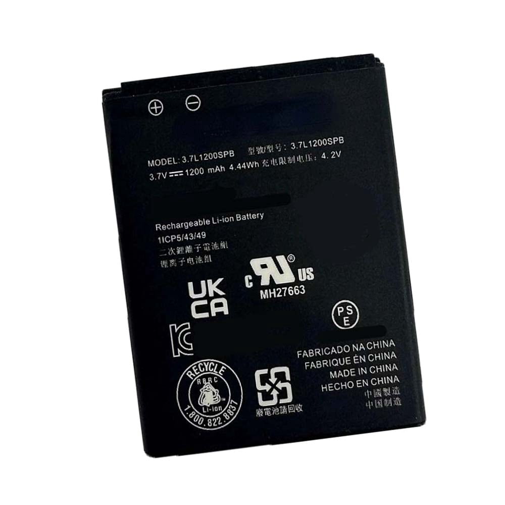 Replacement 3.7L1200SPB Li-ion Battery for TI-84 Plus CE CX CAS 3.7V 1200mAh