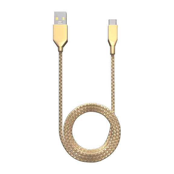 Replacement 3 ft USB Type C To USB Type A Cable (Infinity) (Gold)