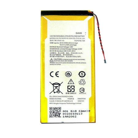 Replacement 3000mAh GA40 Li-polymer Battery Compatible With Motorola Moto G4 / G4 Plus