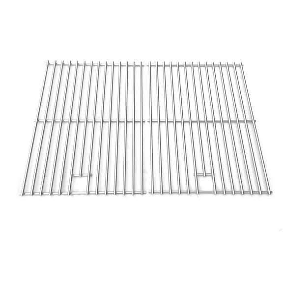 Replacement 304 Solid Stainless Steel Cooking Grates For Brinkmann 810-6320-B, Gas Models, Set of 2