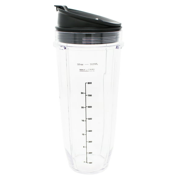 Replacement 32 oz Nutri Ninja Cup 407KKU641 for BL491 Nutri Ninja Auto-iQ System