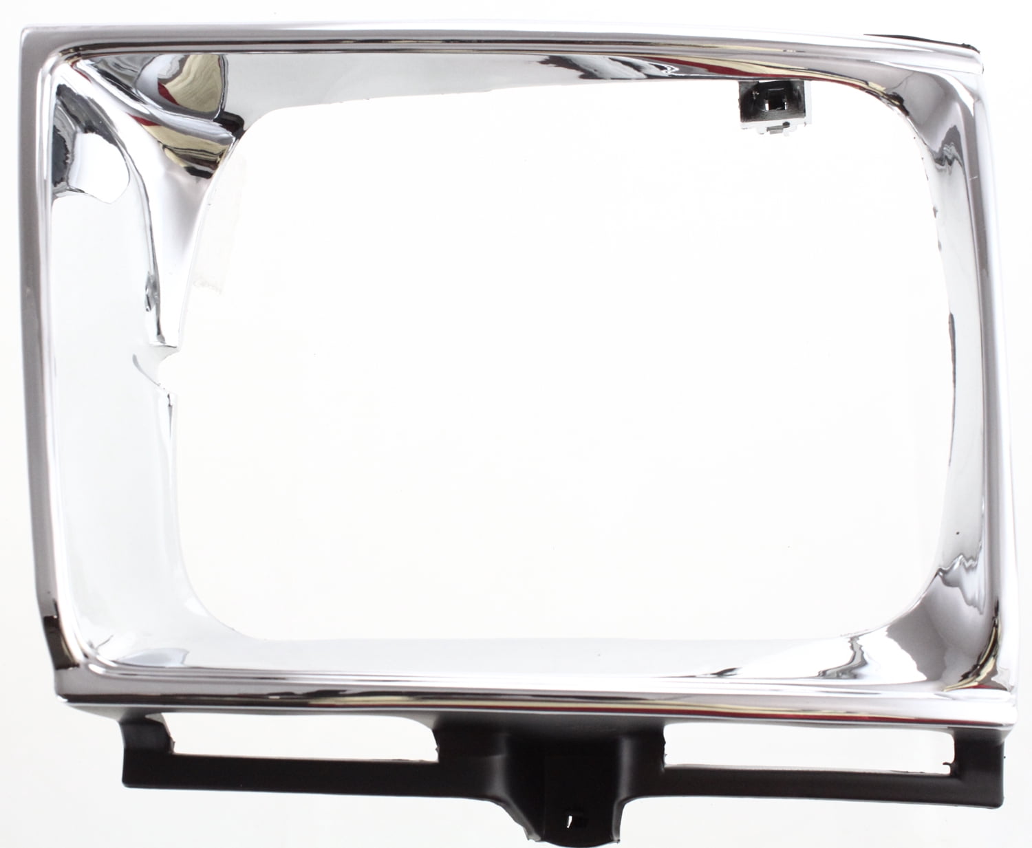 Replacement 3409 Headlight Door Compatible For 1989-1991 Toyota Pickup Left Driver Chrome
