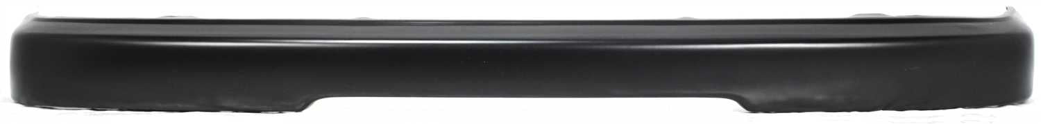 Replacement 3922 Bumper Compatible with 1995-1997 Toyota Tacoma Front Extended Cab Pickup Painted Black