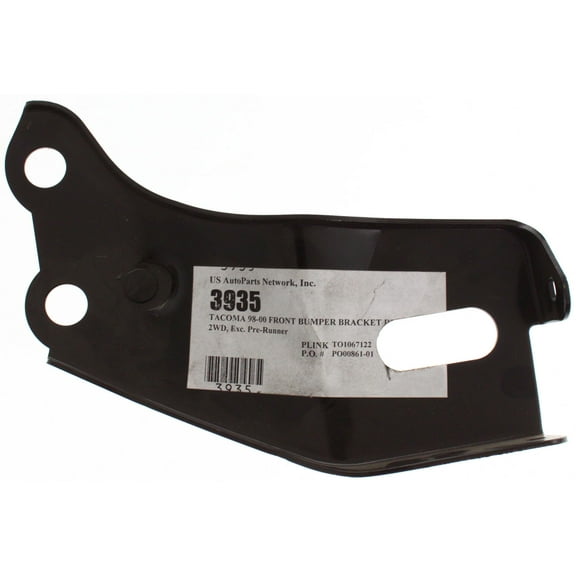Replacement 3935 Bumper Bracket Compatible For 1998-2000 Toyota Tacoma Front, Right Passenger