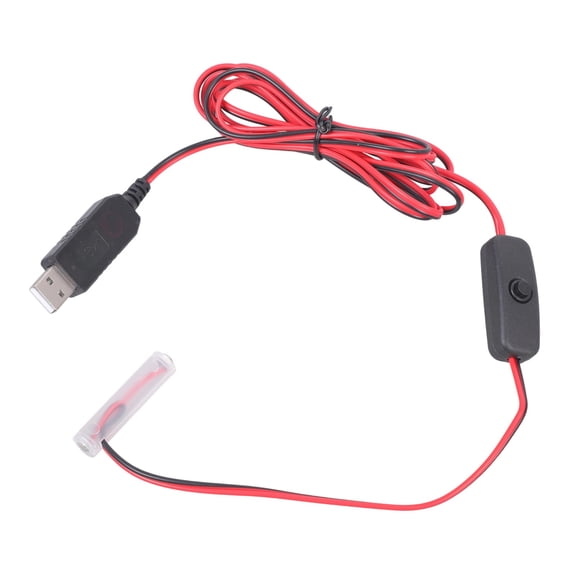 Replacement 3A Eliminators Cable USB 5V Input to 1.5V Output Including On Off Control for Various Gadgets