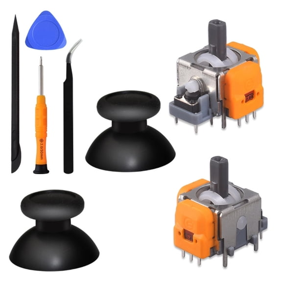 Replacement 3D Analog Joystick for Playstation 5 3rd Controller Hall Effect 3D Analog Stick Thumbstick Repair Kit