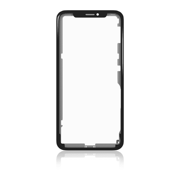 Replacement 3in1 (Front Glass + Frame + OCA Pre-Installed) Compatible For iPhone XR (OCA Master) (2 Pack)