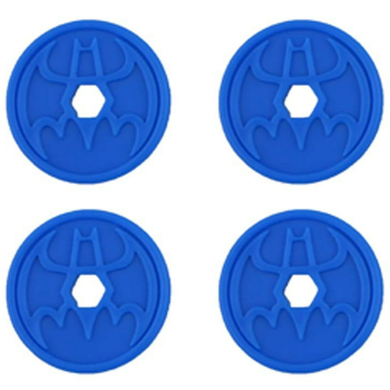 Replacement 4 Blue Projectile Discs for Fisher-Price Imaginext DC