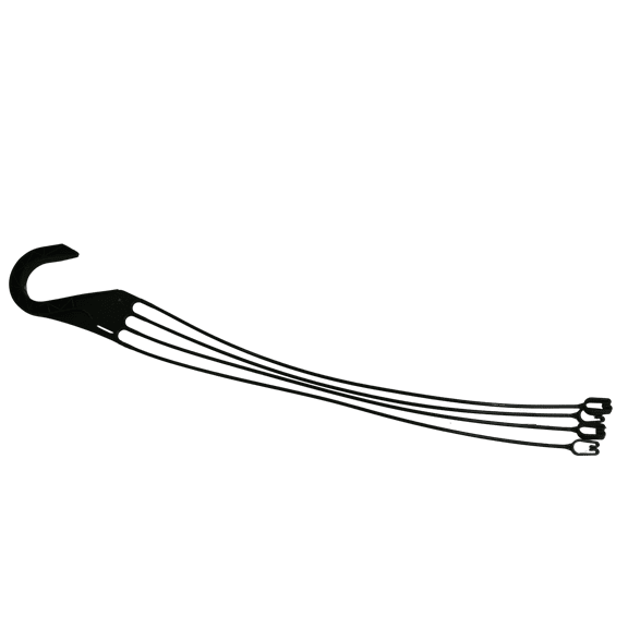 Replacement 4-Strand Hangers for 12" Hanging Baskets, Green