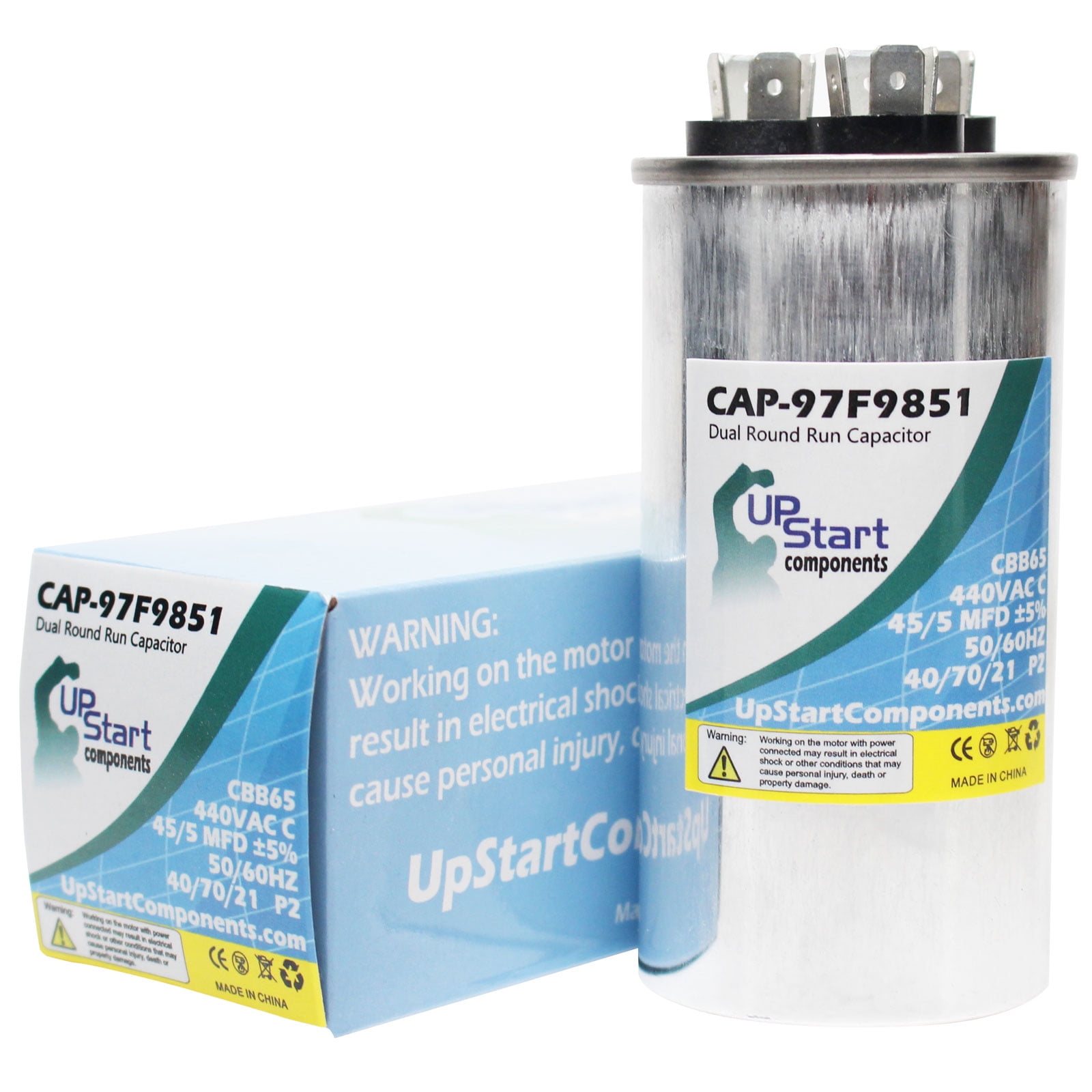 UpStart Components 440 Round Dual Run Capacitor - Walmart.com UpStart Components 440 Round Dual Run Capacitor - Walmart.com