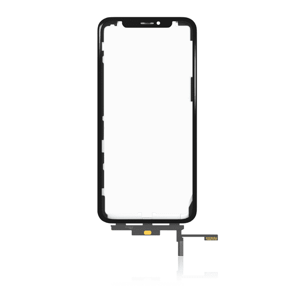 Replacement 4in1 With Frame Included (Front Glass + OCA + Short Touch + OCA Pre-Installed) Compatible For iPhone XS Max (OCA Master)