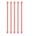 thumbnail image 1 of Replacement 5 inch Straps Reusable Rubber Twist Ties Silicone Ties Rubber Tie Cable Tie Straps RED, 1 of 8