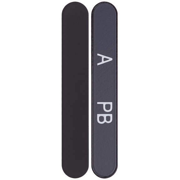 Replacement 5G Glass Edge Strip Compatible With iPhone 15 / 15 Plus (Black)