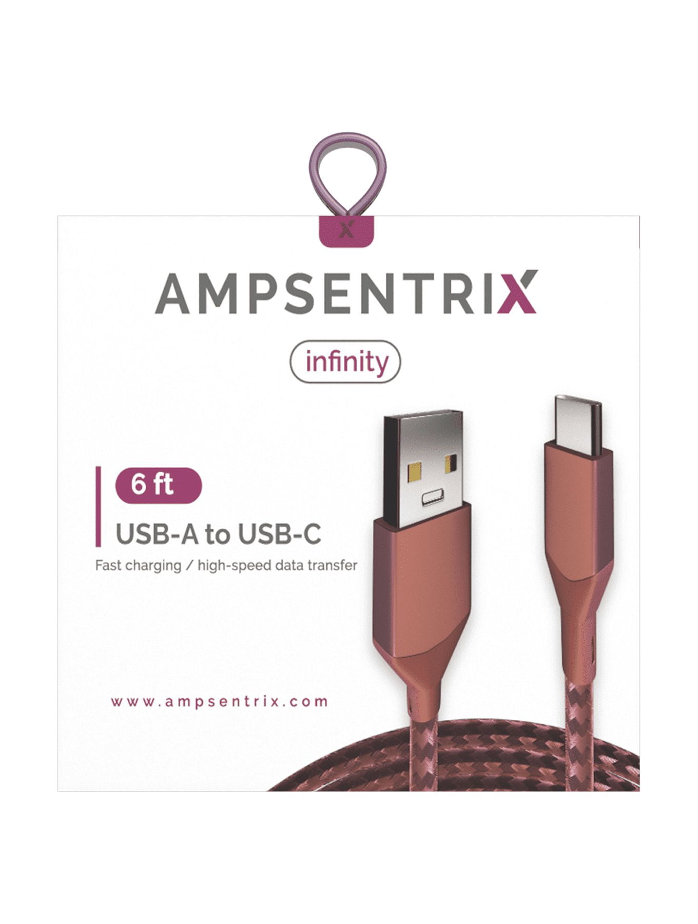 Replacement 6 ft USB Type C To USB Type A Cable (AmpSentrix) (Infinity ...