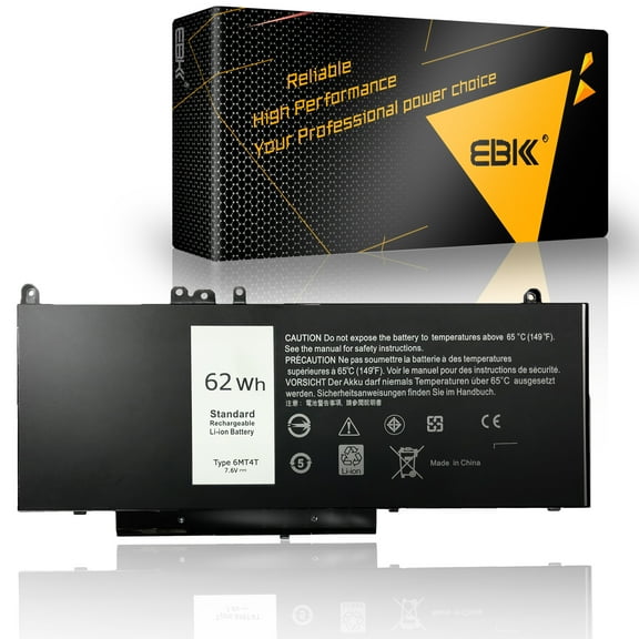Replacement 62WH 6MT4T Battery For Dell Latitude E5470 E5570 Notebook 15.6" laptop