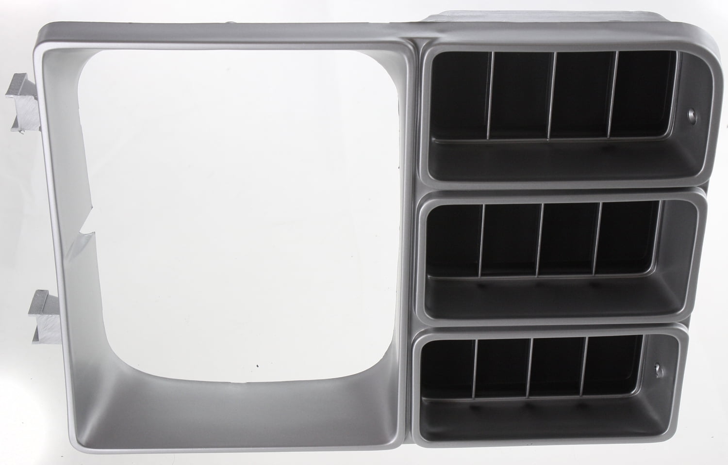 Replacement 6730 Headlight Door Compatible For 1981-1982 Chevrolet C10 C20 Left Driver Painted - black and silver