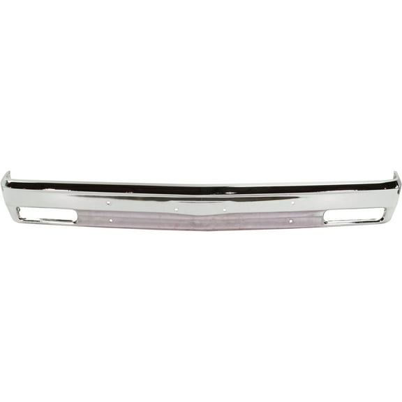 Replacement 6935 Bumper Compatible with 1982-1990 Chevrolet S10 GMC S15 Front Chrome