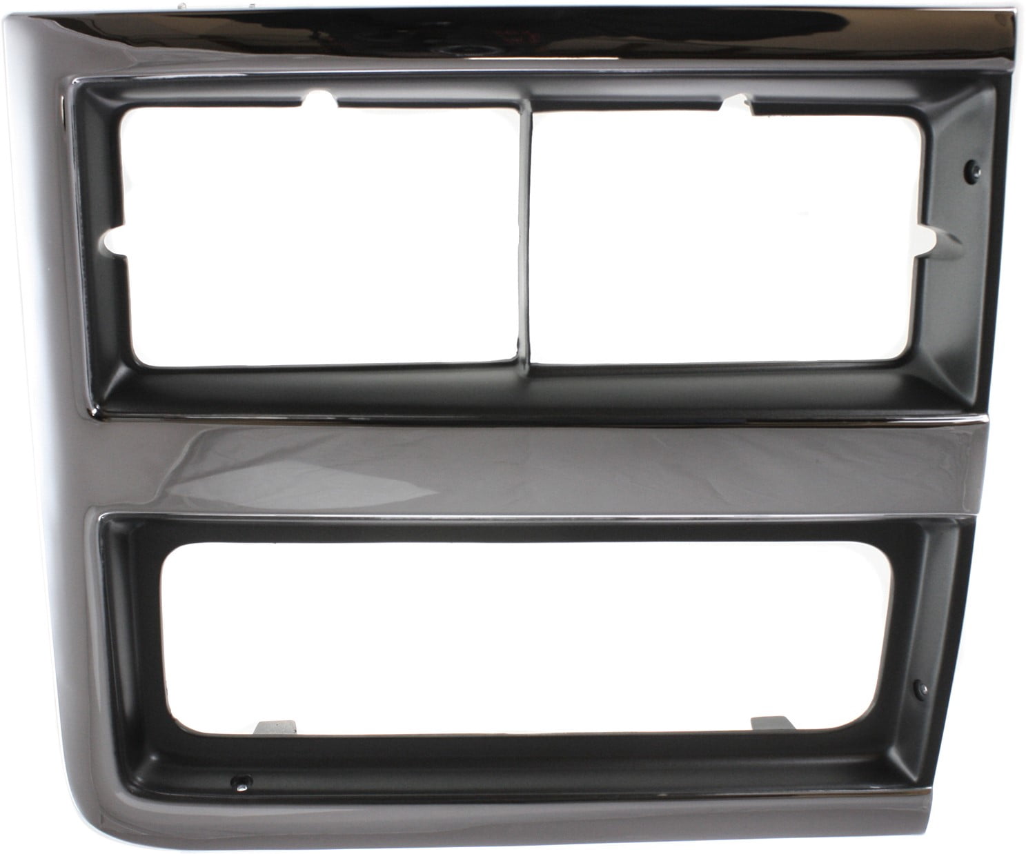 Replacement 6972 Headlight Door Compatible For 1989-1991 Chevrolet Blazer R1500 Suburban Right Passenger Chrome