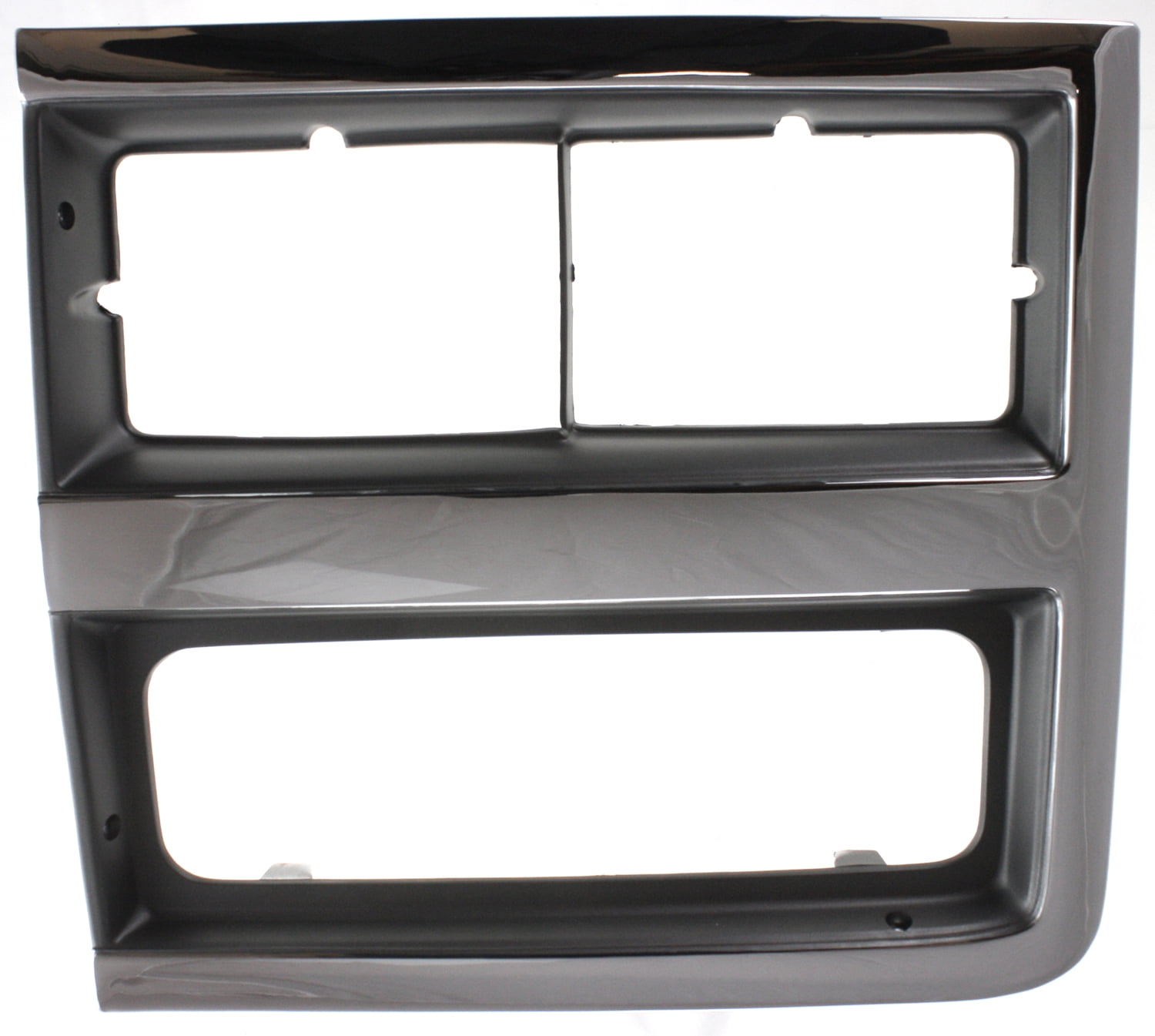 Replacement 6973 Headlight Door Compatible For 1989-1991 Chevrolet Blazer R1500 Suburban Left Driver Chrome