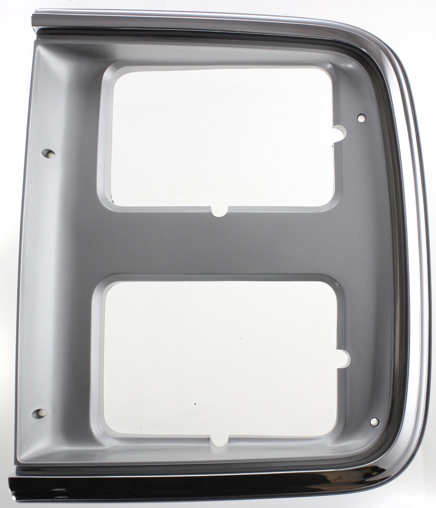 Replacement 7015 Headlight Door Compatible For 1985-1991 Chevrolet P30 GMC G1500 Right Passenger Chrome