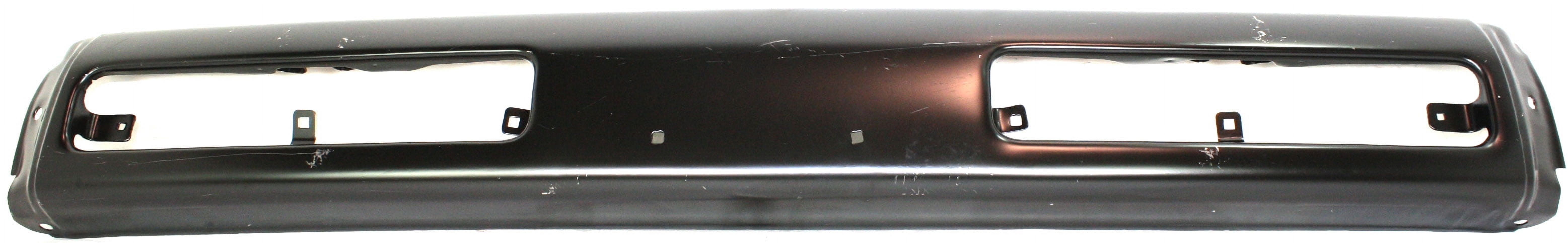 Replacement 730 Bumper Compatible with 1993-1994 Nissan D21 1995 Pickup Front Standard Cab Extended Painted Black