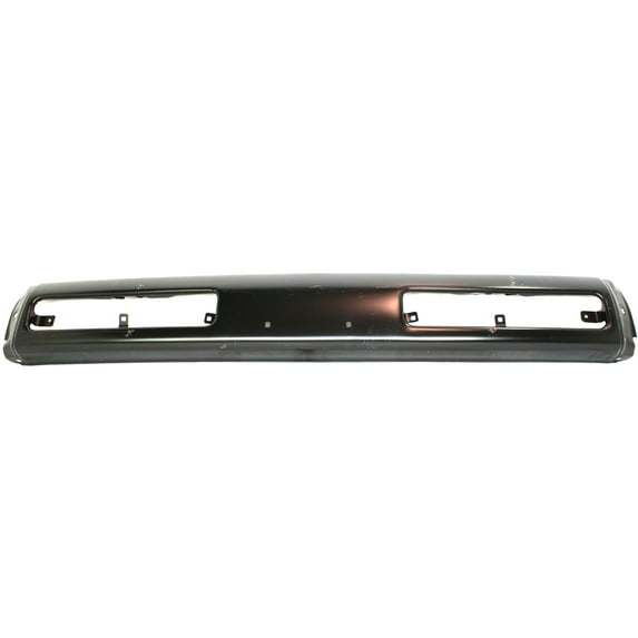 Replacement 730 Bumper Compatible with 1993-1994 Nissan D21 1995 Pickup Front Standard Cab Extended Painted Black