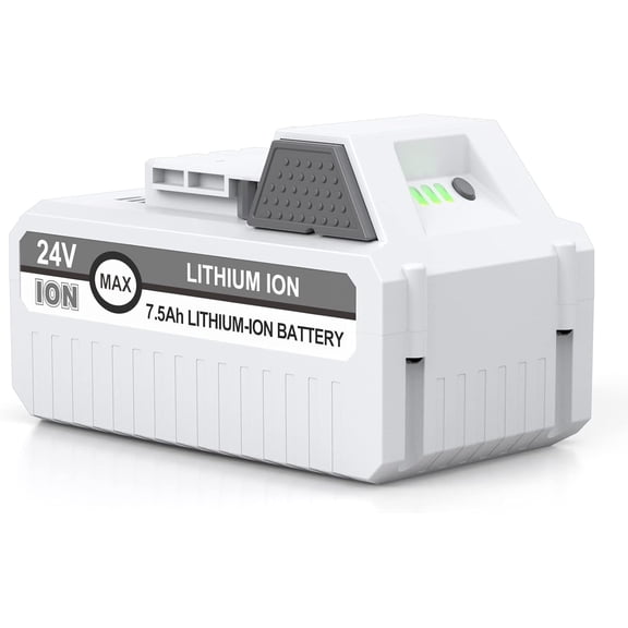 Replacement 7500mAh Battery Compatible with Sun *Joe and Snow *Joe 24V Battery for 24VBAT-LTW 24VBAT-LTE 24VBAT-LT 24VBAT 24V-X2-SB18 24VBAT-XR iON+ System for Joe iON+ 24V Series Battery