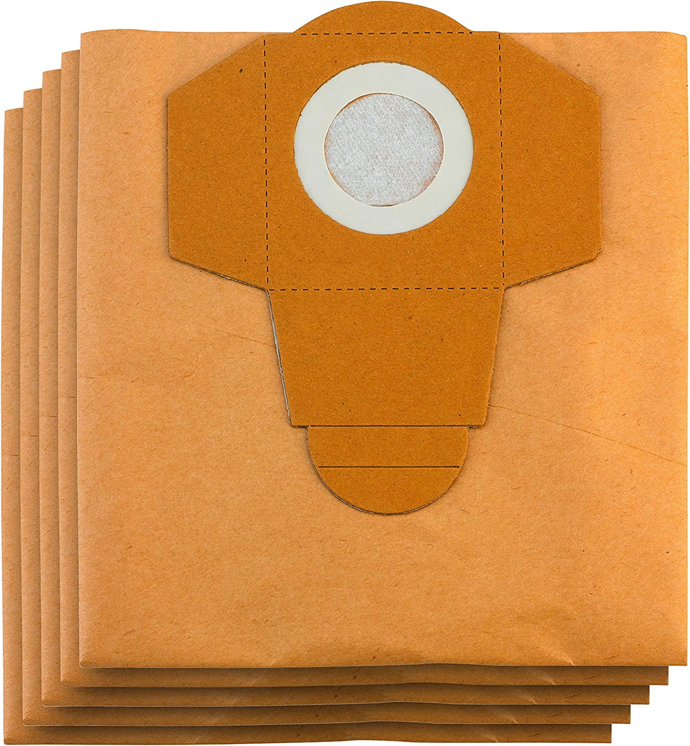 Replacement 8Gallon Disposable Dust Bag for Wet/Dry Vacuums, 5Pack