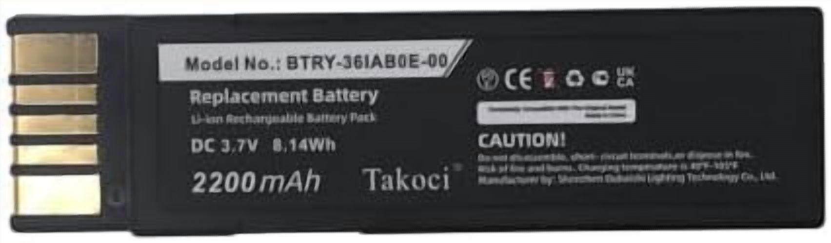 Replacement Battery For Zebra Barcode Scanners – Compatible With DS3678, DS3600, LI3678 Models