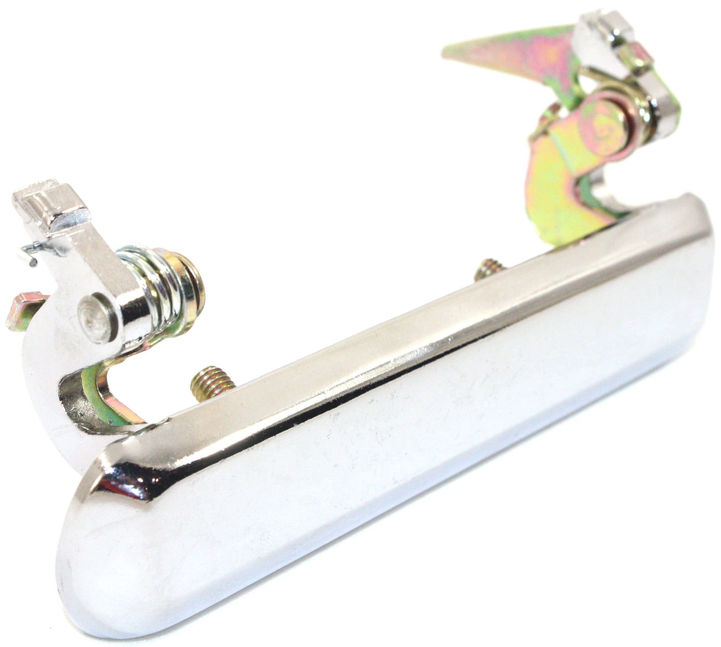 Replacement 896 Exterior Door Handle Compatible with 1980-1986 Nissan 720 Front, Left Driver Chrome