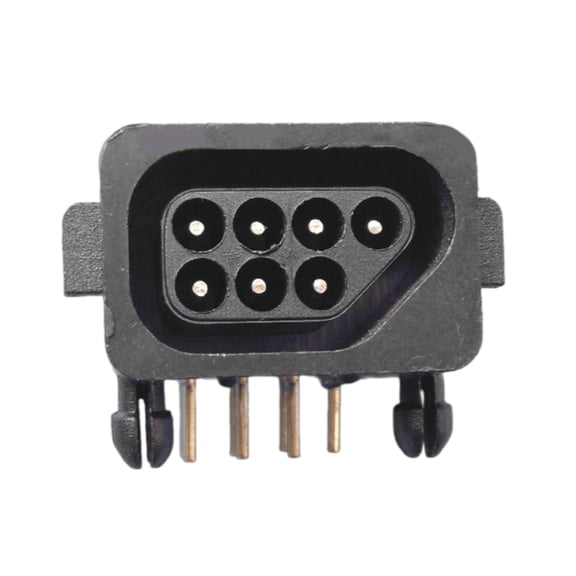 Replacement 90 Degree Female 7 Pin Connector Part for Controllers Socket Game Consoles Accessory