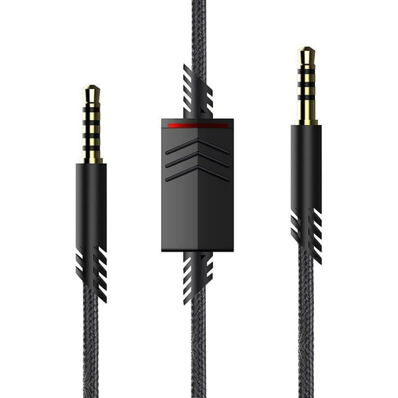 Replacement A40 Cord Compatible with Astro Headset,Inline Mute Audio Cable for A10/A40/A40TR Gaming Headset,Fit for PS5,PS4,Xbox Controller 6.5 Feet