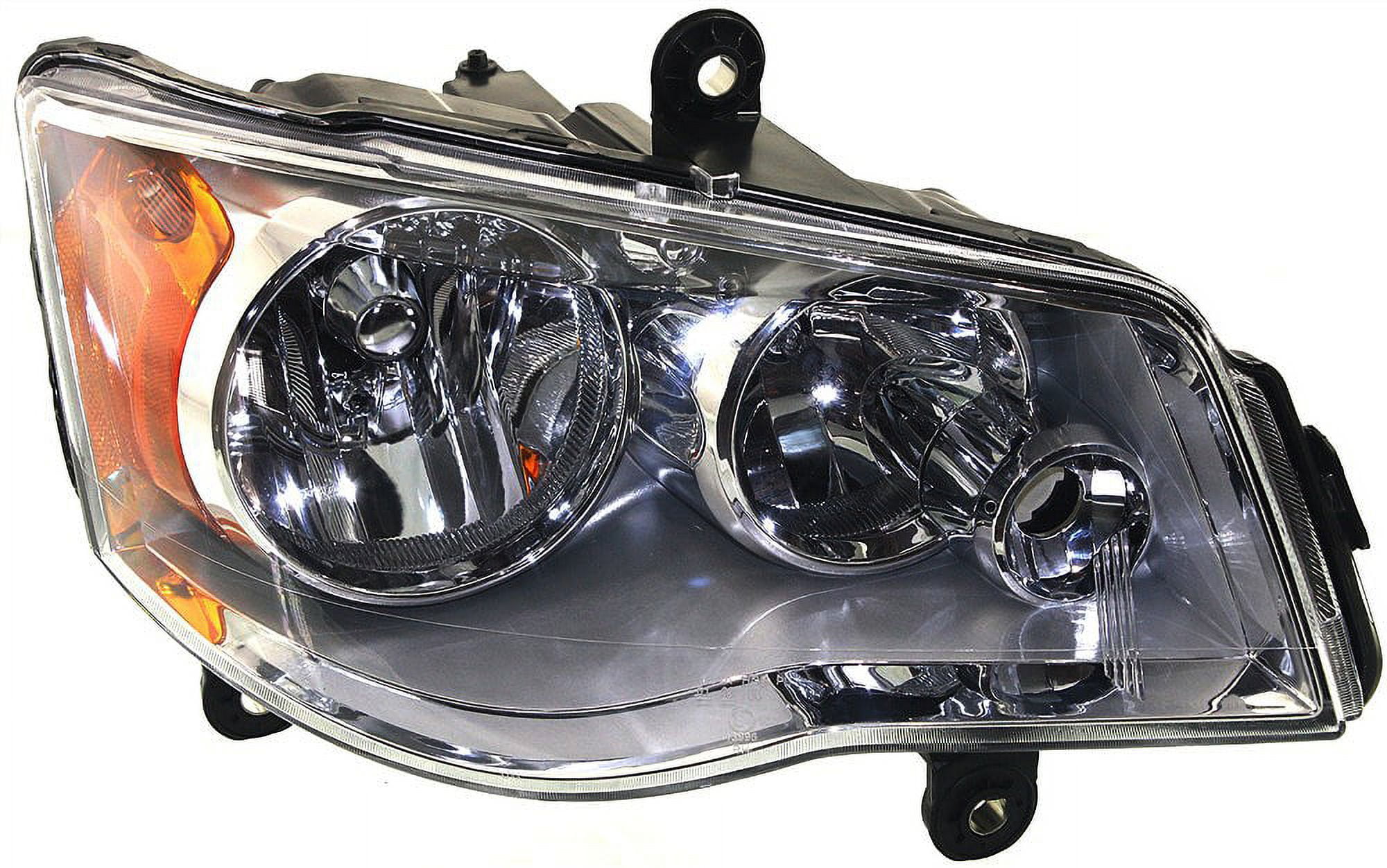 Replacement ARBC100101Q Headlight Compatible With 2011-2020 Dodge Grand Caravan 2008-2016 Chrysler Town and Country Right Passenger Halogen With bulb(s) CAPA Certified