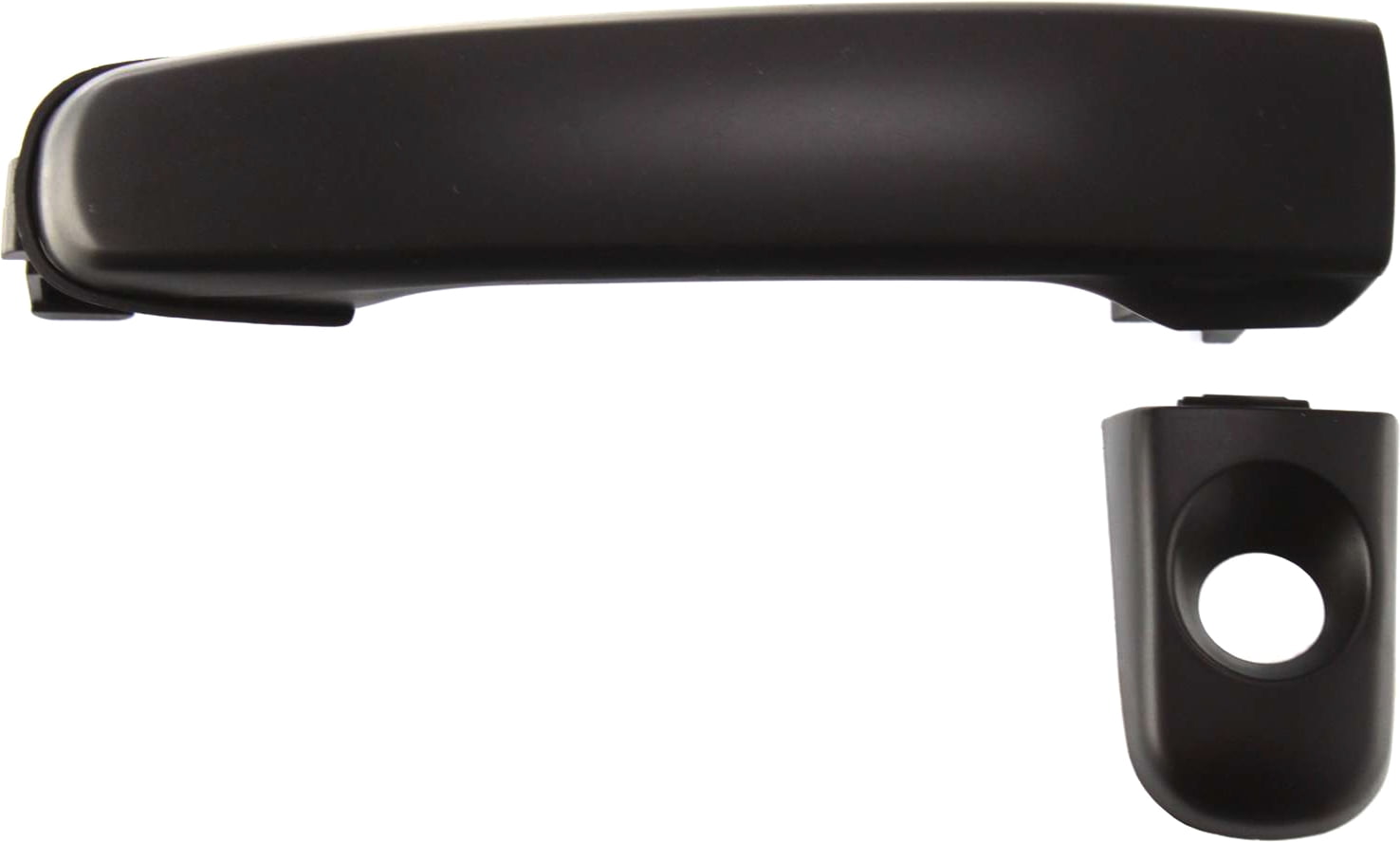 Replacement ARBC462138 Exterior Door Handle Compatible with 2004-2008 Chevrolet Malibu 2005-2009 Equinox Front, Left Driver Smooth Black