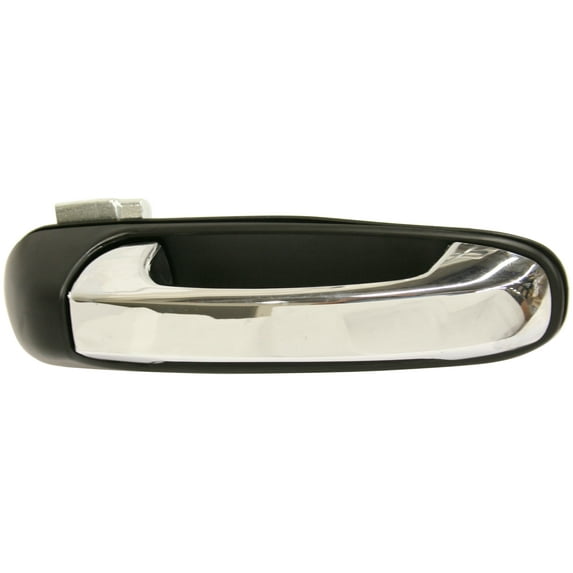 Replacement ARBC491303 Exterior Door Handle Compatible with 2008-2009 Dodge Durango 2007-2009 Chrysler Aspen Rear, Right Passenger Chrome Lever with Smooth Black Bezel