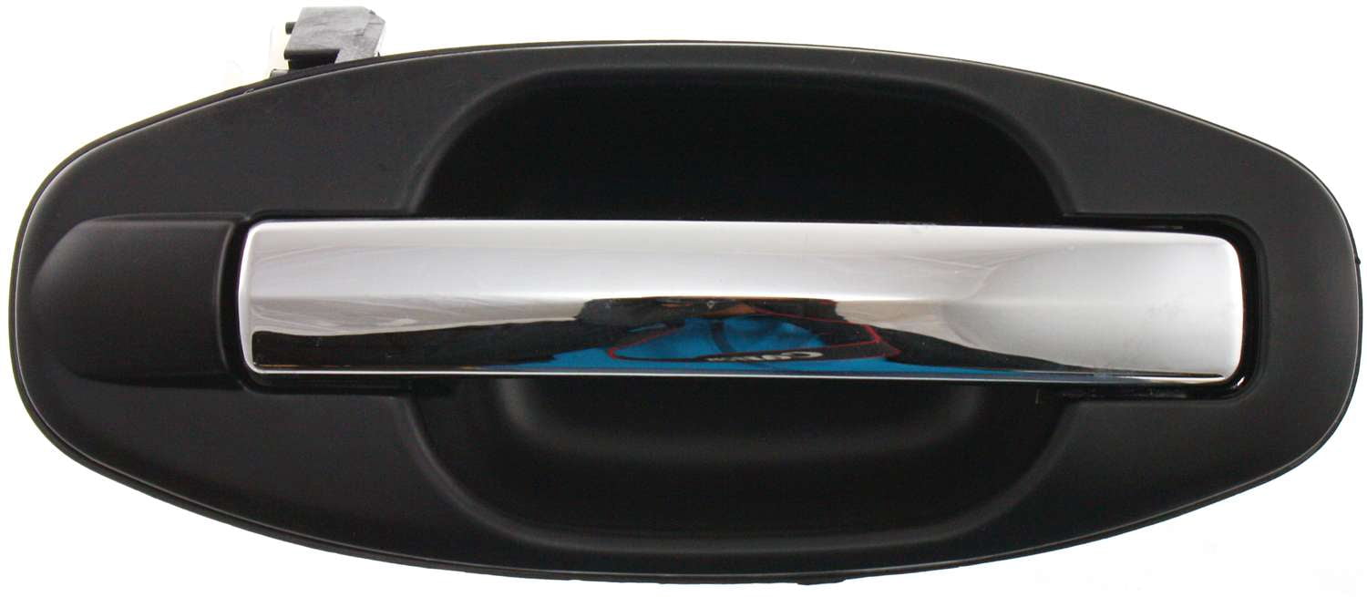 Replacement ARBH491313 Exterior Door Handle Compatible with 2001-2006 Hyundai Santa Fe Rear, Right Passenger Chrome Lever with Primed Bezel