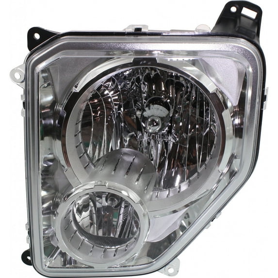 Replacement ARBJ100102Q Headlight Compatible With 2008-2012 Jeep Liberty Left Driver Halogen With bulb(s) CAPA Certified