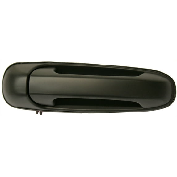 Replacement ARBJ491312 Exterior Door Handle Compatible with 1999-2004 Jeep Grand Cherokee 2002-2007 Liberty Rear, Left Driver Smooth Black