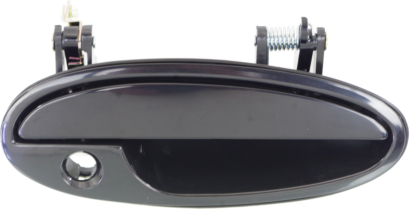 Replacement ARBP462111 Exterior Door Handle Compatible with 2000-2005 Buick LeSabre Pontiac Bonneville Front, Right Passenger Smooth Black