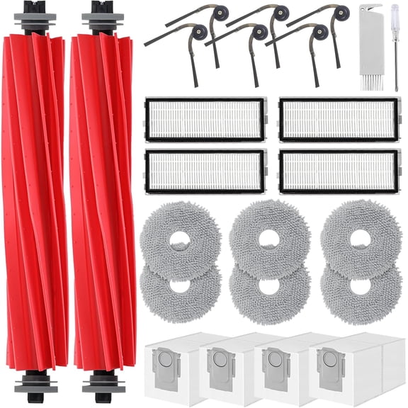Replacement Accessories Kit for Roborock Qrevo S Pro QV35A QV35S QR598 QR798