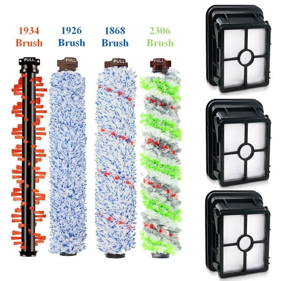 Replacement Accessories Parts Kit for Bissell CrossWave Wet Dry Vacuum Cleaner 1785 2303, 2305, 2306 2551 3888A Series, 1608683, 1613568, 1608022, 1608017, 1608684